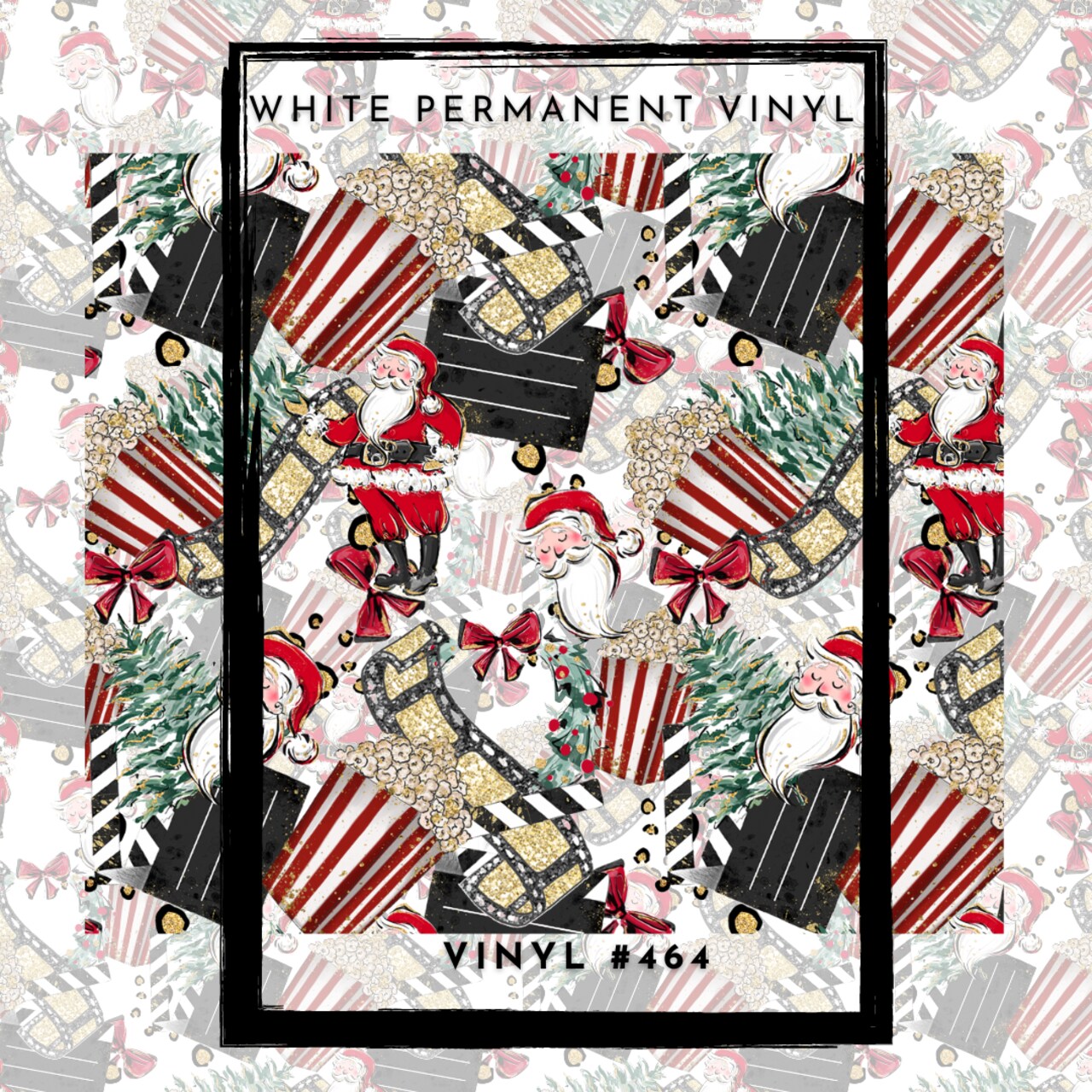 #464 Christmas Movie Junkie (IPP EXCLUSIVE) 12x12 Pattern Vinyl